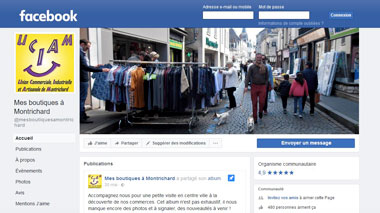 Facebook des commerçants de Montrichard